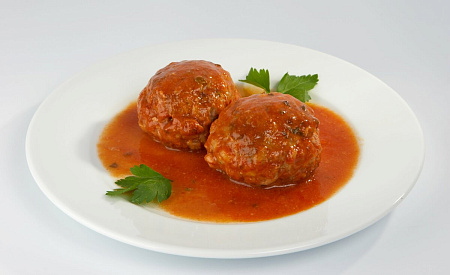 Тефтели мясн.жарен. в соусе