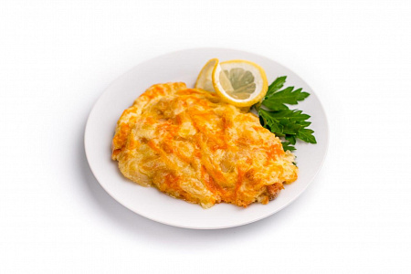 Треска запеченая с овощами