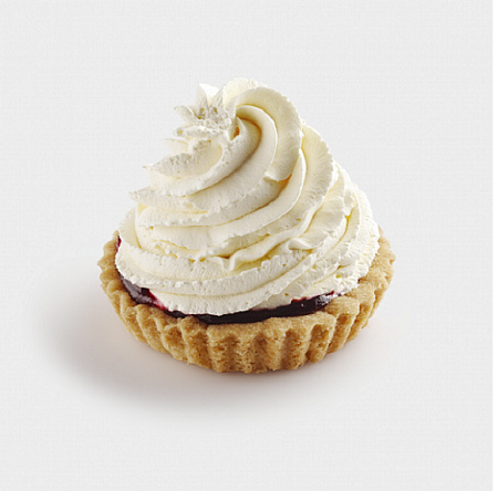  Корзинка с белк.кремом и варён