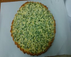 Пирог с зел. луком и яйцом